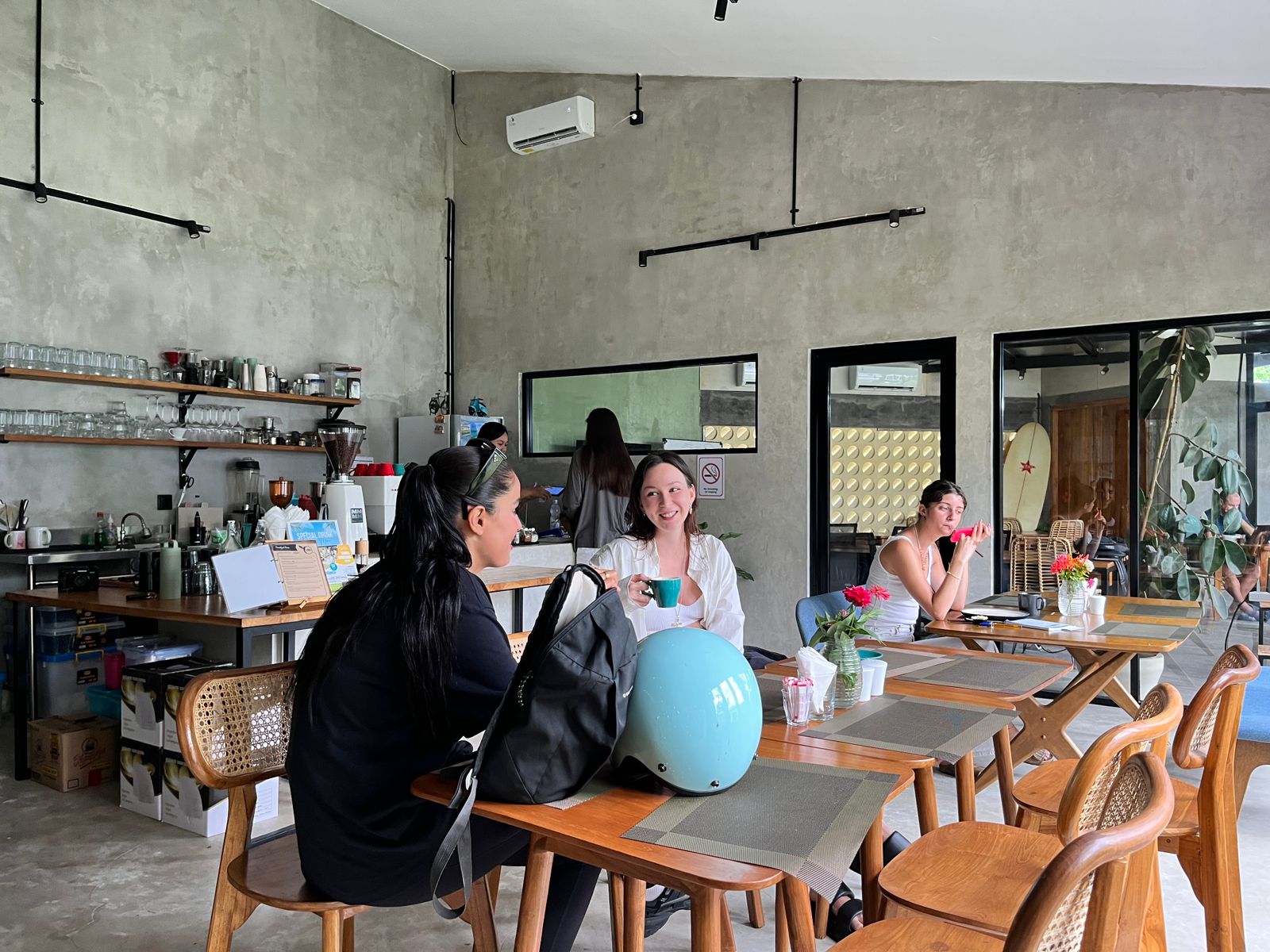 Coffee with classmates